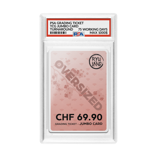 PSA Grading Ticket - Card Jumbo - OVERSIZED