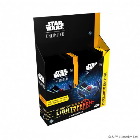 carbonite edition booster box Star Wars: Unlimited - Jump to Lightspeed