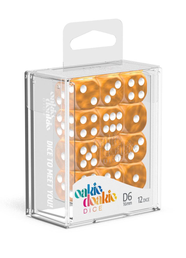 Oakie Doakie Dice - D6 Dice 16 mm Gemidice [12]