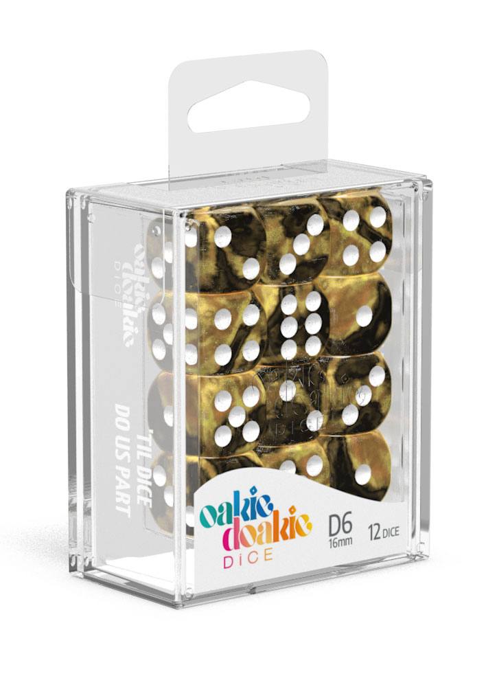 Oakie Doakie Dice - D6 Dice 16 mm Gemidice [12]