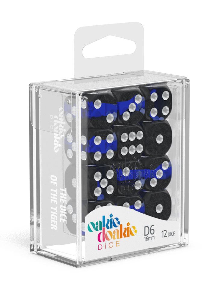 Oakie Doakie Dice - D6 Dice 16 mm Gemidice [12]